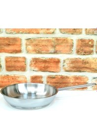 Resim Kapsül Tabanlı Çelik Tava - Yumurta Tavası - Kızartma Tavası- Metal Saplı - 22 Cm 