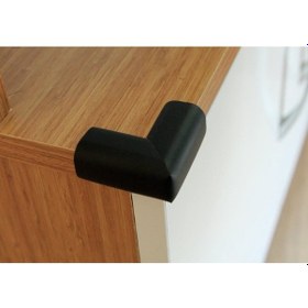 Resim Portakal Safety Kauçuk Köşe Koruyucu-Siyah 4 Adet 