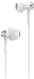 Resim Bas Dengeli Ergonomik Kulak İçi Kulaklık, 3.5mm Jack, Beyaz 