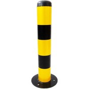 Resim İlgi Trafik Kaldırım Demir Duba Sabit Park Dubası Metal Delinatör Park Bariyeri 50 cm Siyah 