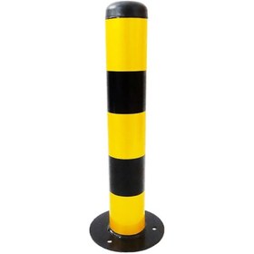 Resim İlgi Trafik Kaldırım Demir Duba Sabit Park Dubası Metal Delinatör Park Bariyeri 50 cm Siyah 
