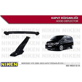 Resim Mercedes Vito Kaput Rüzgarlığı Koruyucu 2003 - 2013 