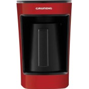 Resim Kırmızı Türk Kahve Makinesi, 5 Fincan Kapasiteli, Şık ve Kullanışlı Tasarım 