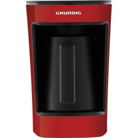 Resim Kırmızı Türk Kahve Makinesi, 5 Fincan Kapasiteli, Şık ve Kullanışlı Tasarım 