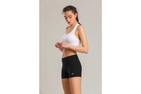 Resim Emre Spor Tayt Kadın Voleybol Mini Tayt Siyah 