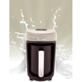 Resim Sütlü Türk Kahve Makinesi Bej, Pratik ve Şık Kahve Keyfi 