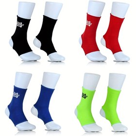 Resim 1 Çift Boks Dövüş Ayak Bilgisi Bandajı Esnek Kumaş Sparring Muay Thai Mücadele Spor Antrenman Giyim Boxing Eğitimi Aksesuarları İçin Uygundur 