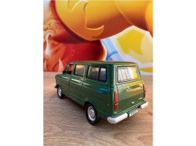 Resim Scntoys Ford Minibüs Sesli Işıklı Çekbırak Havalı Korna Ford Transit Minibüs Nostalji Metal Kaplar Açılır 