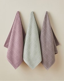 Resim English Home Panera Pamuk Yüz Havlusu 50x85 Cm Sisli Kahve Sisli Kahve 