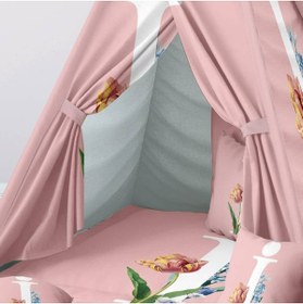 Resim instababyrooms Çocuk Oyun Çadırı Çiçekli Harf Dijital Baskılı 