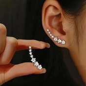Resim 1 Çift 3.2g Kadınlar için İnci Küpeler, Günlük, İş ve Parti Giyiminde Yüksek Kaliteli Takılar, Çok Yönlü ve Zarif Kayaç Küpeler. Klasik Fransız Vintage Tatil Hediyesi / Temel Hediye, Günlük Hediye 