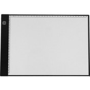 Resim Padalink Led Işıklandırmalı A4 Akrilik Kopya Tahtası - 3 Aydınlatma Seviyesi - Usb İle Çalışır - Çizim Ve Nakiş İçin Ultra İnce 