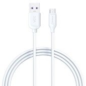Resim Syrox C107 Eko 3.0A 18W 1 M USB-A - Micro USB Şarj ve Data Kablosu Beyaz 