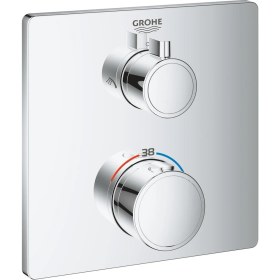 Resim Grohe Grohtherm Termostatik Banyo Duş Bataryası 2 çıkışlı divertörlü- 24079000 