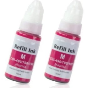 Resim Lazer Ofis Malzemeleri Canon GI490 Kırmızı Muadil Mürekkep 70 Ml. 