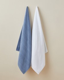 Resim English Home Sandy Stripe Pamuk Banyo Havlusu 80x150 Cm Lacivert Lacivert 