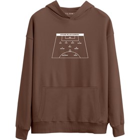 Resim Efsane Milan Kadrosu - Premium Hoodie - Kahve / S 