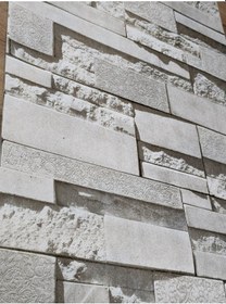 Resim Red %100 Silinebilir 3 Boyutlu Gri Taş Desen Hava Alabilen Duvar Kağıdı 5 M² Diğer 