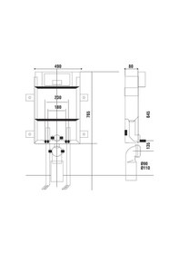 Resim Turkuaz Ova Gömme Rezervuar 3'lü Set Kumanda Paneli+Stop Valf Krom 
