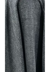 Resim Bakırcı Kumaş Keten Döşemelik Kumaş Koyu Gri-Siyah 100 x 140 cm 