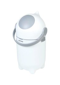 Resim Nattou Dropy Bebek Bezi Çöp Kovası Beyaz 