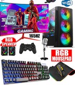 Resim DMC N249 (PUBG,GTA 5) Reyzen 5 3600,16gb,500gb Hdd,256gb Ssd,gtx1650,24''165hz Masaüstü Bilgisayarı 