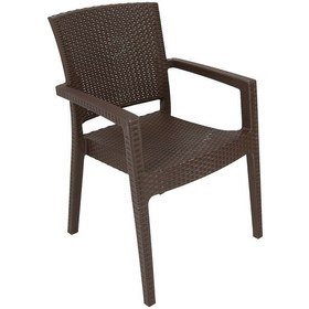 Resim Depootoptan Mandella Zeus Rattan Koltuk Kahverengi 