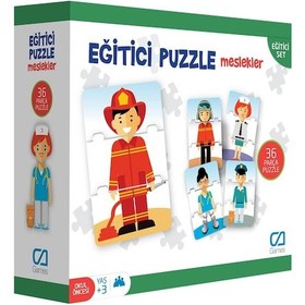 Resim Eğitici Puzzle Meslekler Eğitici Set 