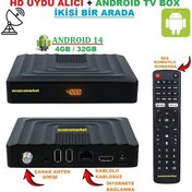 Resim Hd Uydu Alıcısı + Android Tv Box İkisi Bir Arada Süper Bir Ürün 