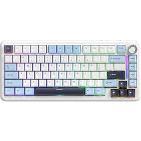 Resim F75 Kablosuz Oyun Klavyesi %75 Hotswap.üç Modlu Bağlantı 4000 Mah Pil 