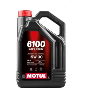 Resim Motul 6100 Save-Nergy 5W-30 4 Lt Motor Yağı-Dizel 