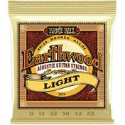 Resim Ernie Ball P02004 Earthwood Light 80/20 Bronze 0.11 - 0.52 Akustik Gitar Teli 
