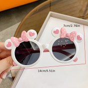 Resim Disney Minnie Mouse Kadın ve Kızlar için Kedi Gözü Moda Gözlükleri, Kırmızı ve Siyah Puantiyeli Şık Parti Aksesuarları, Çeşitli Stiller Mevcut, Mükemmel Okula Dönüş Hediyesi - 1 Adet 