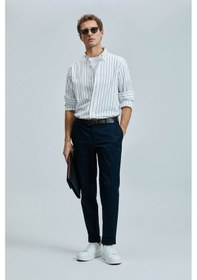 Resim Lufian Plus Smart Chino Lacivert Erkek Pantolon 111190339 Lacivert 