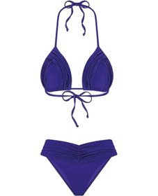 Resim Bonesta Rory Drapeli Üçgen Mor Bikini Takımı Mor 