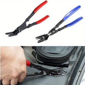 Resim Otomatik Far Tamir ve Kurulum Aracı - Karbon Çelik Trim Clip Çıkarma Pense, Araba Kapı Paneli ve Gösterge Paneli Derzini Çıkaran, Derz Tamir için|Çok Yönlü Klips Pense|Dayanıklı Karbon Çelik 