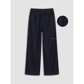 Resim LC Waikiki Lcw Kids Indigo Wideleg Taşlı Kız Çocuk Jean Pantolon 
