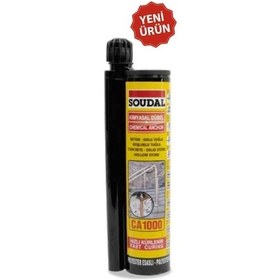 Resim Soudal Kimyasal Dübel Beton-dolu Tuğla-boşluk Tuğla Da Kullanılır Hızlı Kürlenir 345 Ml 
