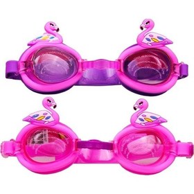 Resim 9014 Yüzücü Flamingo Gözlük - 1 Adet Stokta Olan Gönderilir Çok Renkli 