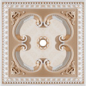Resim Kare Patina Saray Tavan Göbek 60*60 cm 