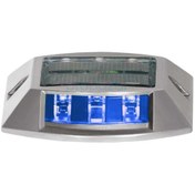 Resim Hayat Trafik Mavi Güneş Enerjili Yol Butonu, Solar Çakar Buton 