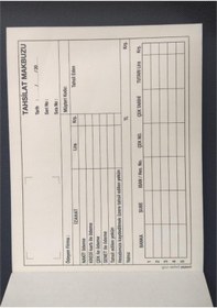 Resim A5 14x20 Cm Otokopili Tahsilat Makbuzu 2 Nüsha 10 Adet 