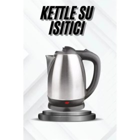 Resim Eco Lounge Kettle Su Isıtıcı C F Priz Uyumlu 220 - 240 V Paslanmaz Çelik Kablolu 