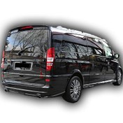 Resim Mercedes Viano 2010 - 2014 Uyumlu Arka Tampon Eki Boyasız 