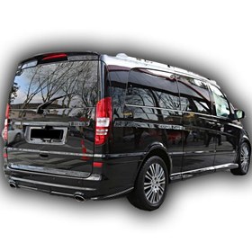 Resim Mercedes Viano 2010 - 2014 Uyumlu Arka Tampon Eki Boyasız 