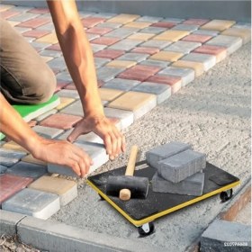 Resim MarkEntegra 200 kg Taşıma Kapasitesine Sahip Dört Tekerli Yük Taşıma Arabası 