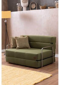 Resim Argimo Balder Çift Kişilik Puf Katlanır Yer Yatağı Yeşil 