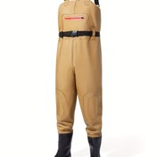 Resim Unisex Balıkçı Pantolonu ve Su Ayakkabısı - Kalınlaştırılmış Yarım Vücut Tasarımı, Ayarlanabilir Askılar ve Çoklu Cepler, Her Mevsim Dayanıklı Esnemeyen Kumaş, Erkekler ve Kadınlar için İdeal, Balıkçılar ve Açık Hava Aktiviteleri için, Balıkçılık Malzemeleri, Balıkçı Temel İhtiyaçları 