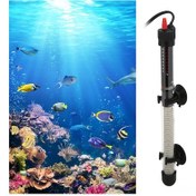 Resim Folinda Akvaryum Isıtıcı Çubuğu 300w Otomatik Termostatlı 20-34 C Tam Sularda Kullanıma Uygun Cam Boru Enerji Tasarruflu 220v Avrupa Standartı 