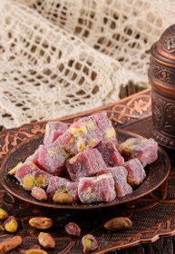 Resim Özdilek Lokum Duble Antep Fıstıklı Nar Aromalı Çifte Kavrulmuş kg 